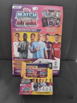 Zestaw Startowy Match Attax 2023/24 - 20 Saszetek