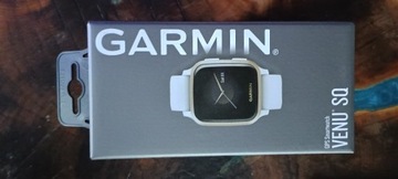 Smartwatch Garmin Venu SQ Biało Złoty