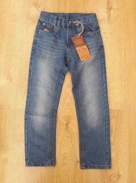 CoolClub - NOWE spodnie jeansowe chłopięce r.128