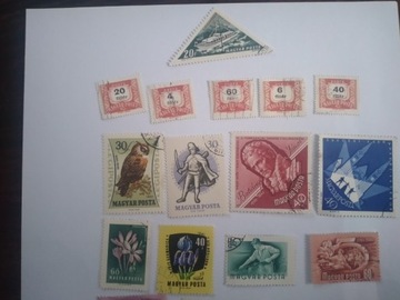 Znaczki pocztowe Węgry Magyar Posta kasowane