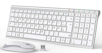 Bezprzewodowa Klawiatura QWERTZ ICLEVER USB MYSZ