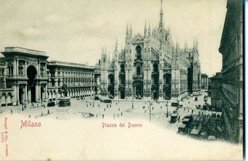 Milano, Piazza del Duomo, Włochy, Mediolan