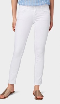 Tom Tailor Alexa białe jeans'y slim  Nowe  30 (38)