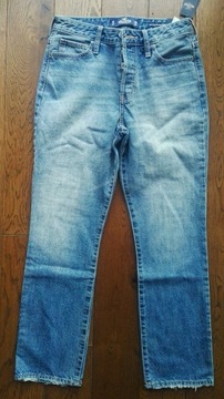 Jeansy Hollister High Rise Vintage Straight W26L27