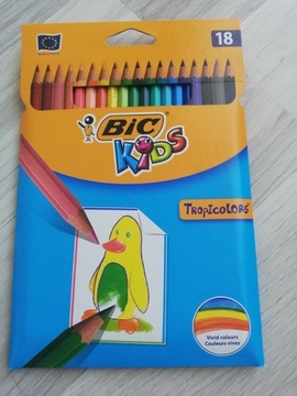 Kredki Bic 18 sztuk NOWE 