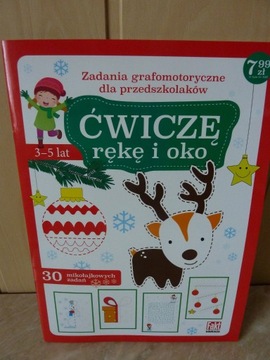 Ćwiczę rękę i oko zadania grafomotoryczne 3-5 lat