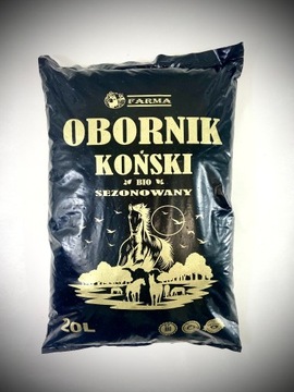 OBORNIK / NAWÓZ KOŃSKI 100% NATURALNY 80L