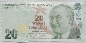 Turcja 20 lir lirasi 2022 Architekt Mimar Kemaleddin Bey