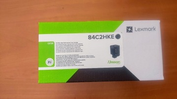 TONER LEXMARK 84C2HKE ORYGINAŁ ZAMKNIĘTY DO CX725