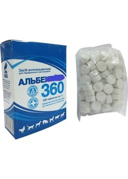 Albendazol Albendazole 360mg/100 szt Pasożyty