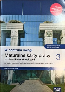 W centrum uwagi. Maturalne karty pracy 3 zr