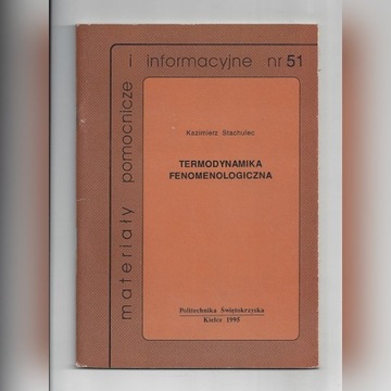 TERMODYNAMIKA FENOMENOLOGICZNA