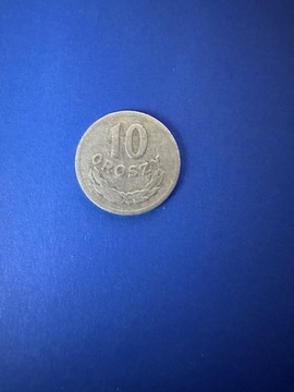 Moneta 10 gr 1965 rok