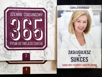 Dziennik coachingowy (3 i 4) + książka K. Rowińska