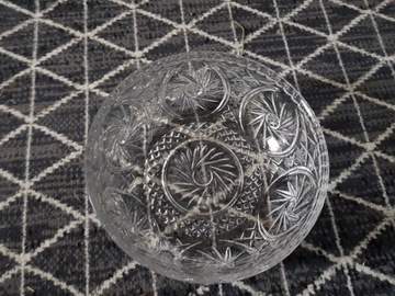 Miska kryształowa misa kryształ retro  PRL