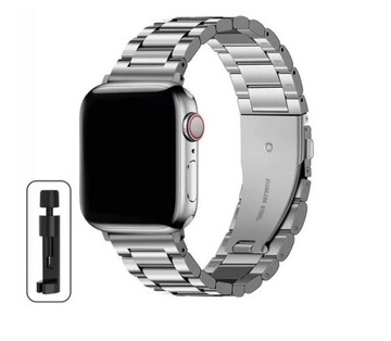 Bransoleta Tytanowa do Apple Watch 44/45/49 Silver