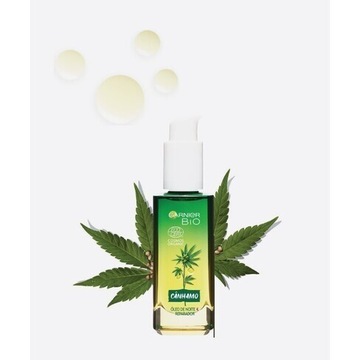 GARNIER BIO REPAIRING HEMP OLEJEK DO TWARZY NA NOC