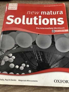 New Matura Solutions Pre-Intermediate Workbokk