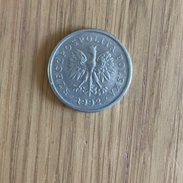Moneta obiegowa 1zł z 1992 r.