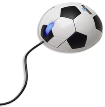 Mysz optyczna Manhattan Football-Socker USB/PS/2