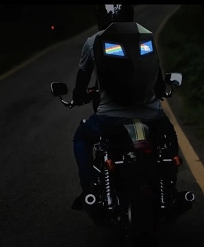 Plecak motocyklowy LED