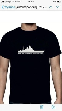 Koszulka okręt wojenny 