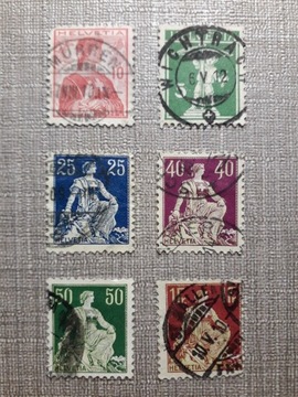 Szwajcaria 1915-1918 - ciekawy zestaw
