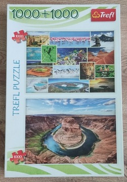 Puzzle Trefl 1000+1000 elementów