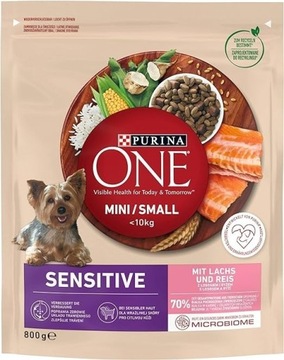 Purina One Mini karma sucha dla małych psów 8x800g