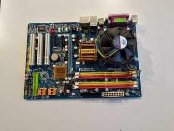 Procesor Core 2 Duo E6750 + płyta główna Gigabyte