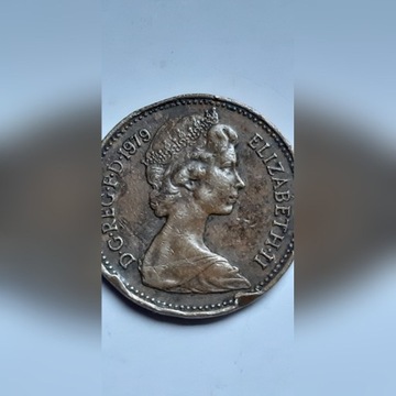 New Penny Elizabeth II 1979 r.