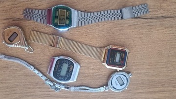 Stare zegarki elektryczne lata 80' PRL