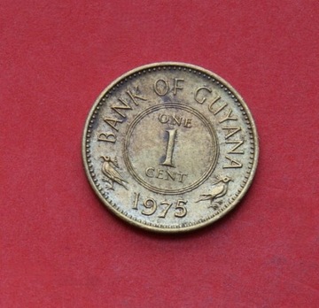 1  Cent  1975 r  -   Gujana