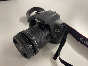 Aparat Canon EOS 4000D stan idealny dokup obiektyw