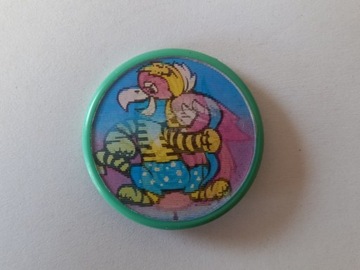 Trójwymiarowy pin ,broszka PRL 