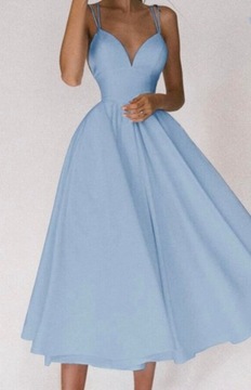 Sukienka błękitna nowa