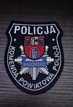 Emblemat naramienny KPP Radomsko na rzep