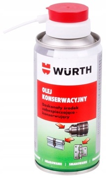 Olej konserwujący WURTH 150 ml oczyszcza penetruje