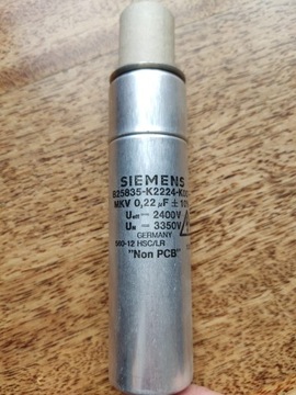 Siemens kondensator 0,22uF 2400V B25835-K2224-K007