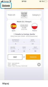 Bilety na Polska Portugalia w Sevilli 