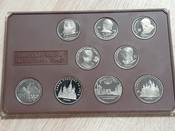 Zestaw monet Rosja 1989 r. 