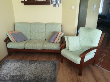 Wypoczynek sofa plus fotel Włoskie meble