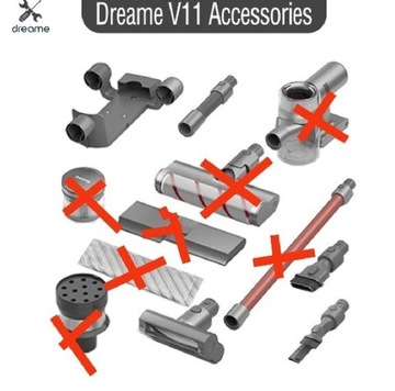 Dreame V11 akcesoria 