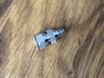 Adapter przejściówka gniazd SMA female wtyk F male