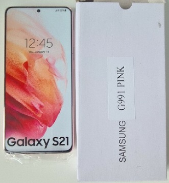 Atrapa Samsung Galaxy S21 Różowy - NOWA!