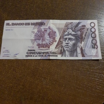 50000 peso meksykańskie Meksyk