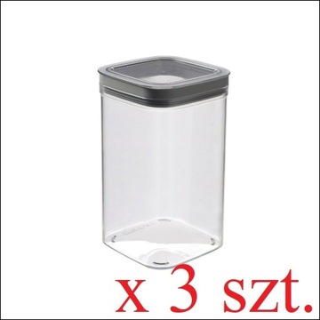 3 pojemniki Curver Dry Cube artykuły sypkie 1,8L