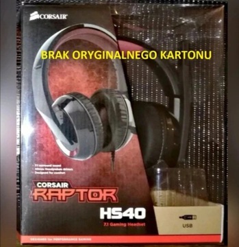 Słuchawki Corsair Raptor HS40 Gaming USB 7.1