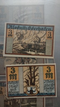 Banknot Kłodnica, plebiscyt 1921r,