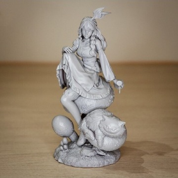 Figurka druk 3D żywica " Alicja w krainie czarów  "- 120 mm
